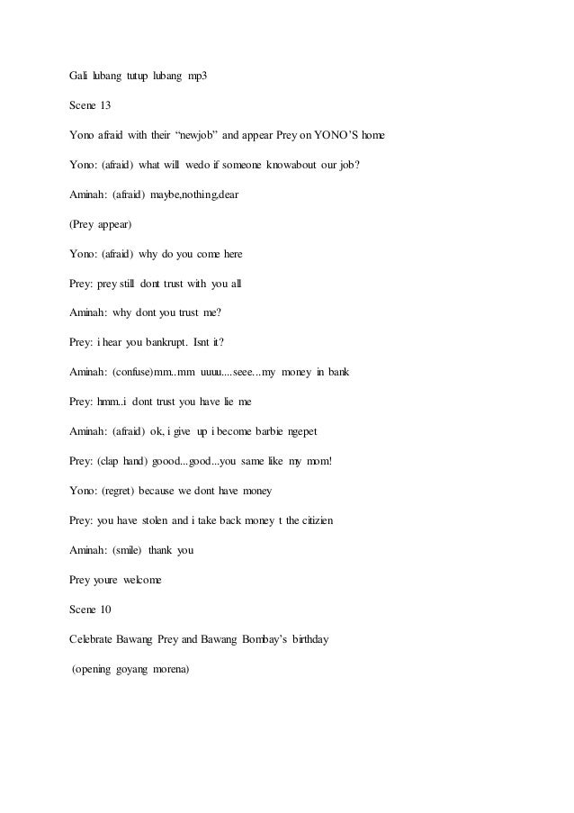 Drama Bahasa Inggris