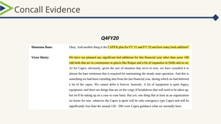 Concall Evidence
Q4FY20
 