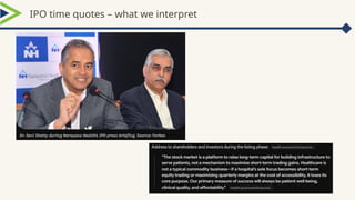 IPO time quotes – what we interpret
 
