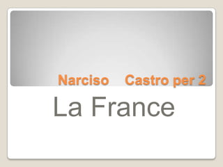 Narciso   Castro per 2

La France
 