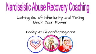 Letting Go of Inferiority and Taking
Back Your Power
Today at QueenBeeing.com
 