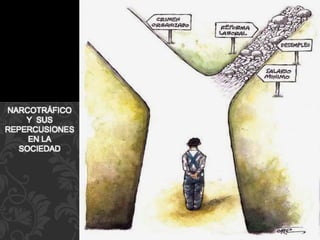 NARCOTRÁFICO 
Y SUS 
REPERCUSIONES 
EN LA 
SOCIEDAD 
 