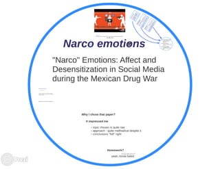 "Narco" emotions - description of study on whether Twitter can be used to gleam into societal problems