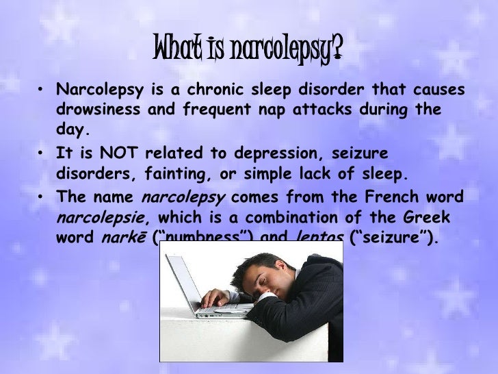 a study of narcolepsy a chronic sleeping disorder a study of narcolepsy a chronic sleeping disorder