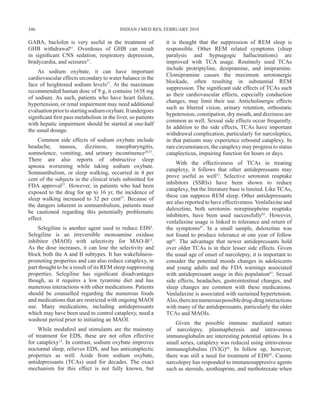 Status Cataplecticus Narcolepsy | PDF