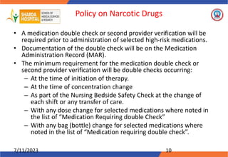 2nd Check Narcotic dispensing and storage.pptx