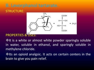 Narcotic & non narcotic analgesic | PPTX