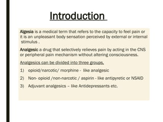 narcotics and non narcotic.pptx by Nishigandh Abhay Mokal | PPTX