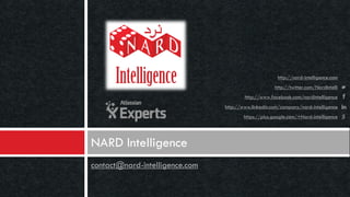 http://nard-intelligence.com
http://twitter.com/NardIntelli
http://www.facebook.com/nardintelligence
http://www.linkedin.com/company/nard-intelligence
https://plus.google.com/+Nard-intelligence

NARD Intelligence
contact@nard-intelligence.com

 