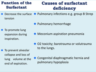 NEONATAL RESPIRATORY DISTRESS SYNDROME | PPTX