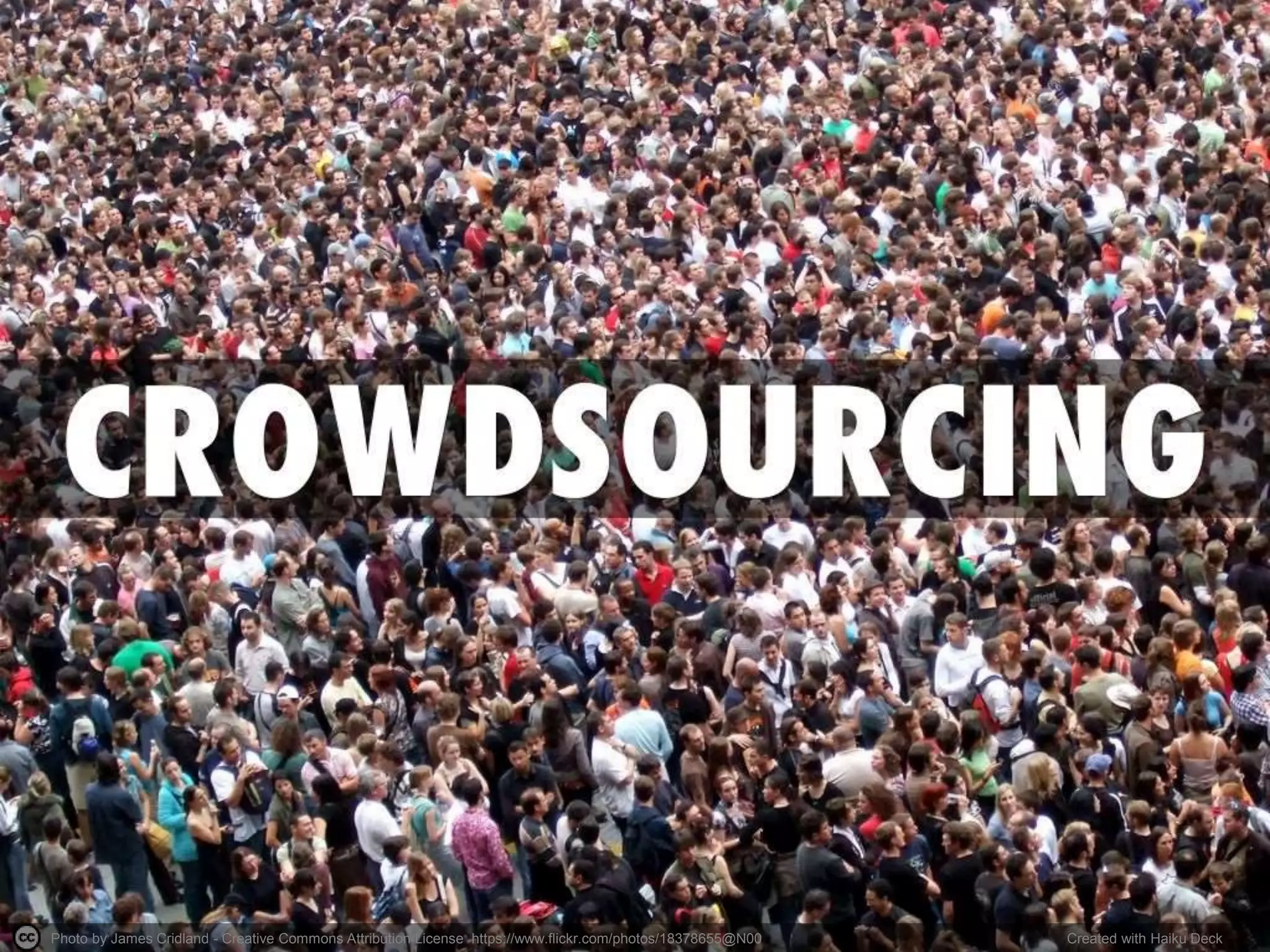 Photo by James Cridland - Creative Commons Attribution License https://www.flickr.com/photos/18378655@N00 Created with Haiku Deck
 