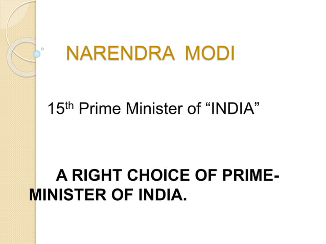 Narendra modi | PPT