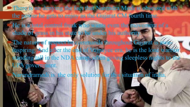 Narendra modi for PM | PPT