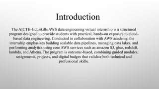 Aws data engineering full course outlines and keywords | PPT