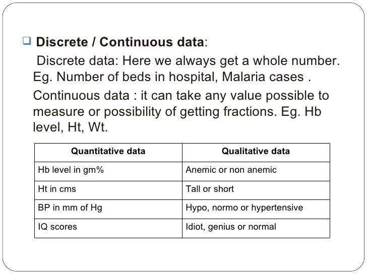 data quantitative worksheet :Type presentation data biostatstics and of data quantitative worksheet :Type presentation data biostatstics and of