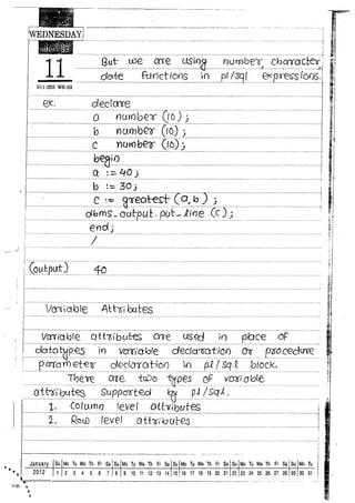 Naresh murali plsql material | PDF