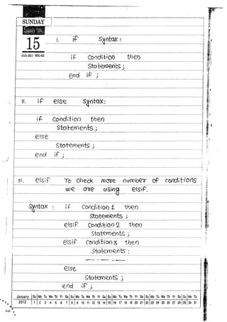 Naresh murali plsql material | PDF