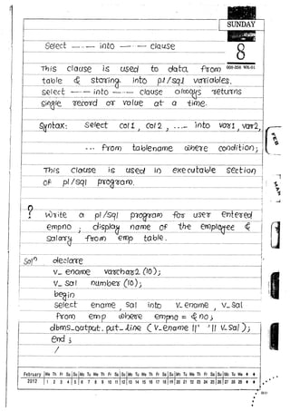 Naresh murali plsql material | PDF