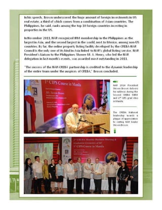 NAR hails Philippines as Premier Global Partner