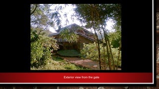 Exterior view from the gate
 