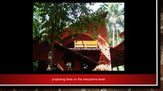 projecting beds on the mezzanine level
 