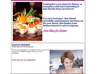 Create your marketing strategy Interview your clients Determine how you are unique Create a USP