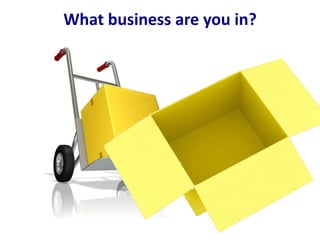 What business are you in?
