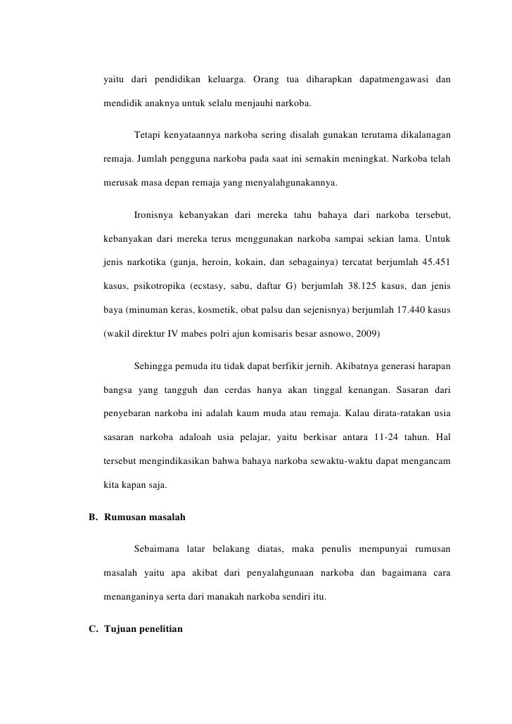 Contoh Teks Laporan Hasil Observasi Tentang Narkoba Contoh Teks Laporan Hasil Observasi Tentang Narkoba