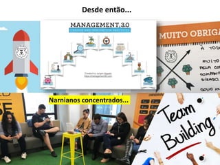 37
Desde então...
Narnianos concentrados...
 