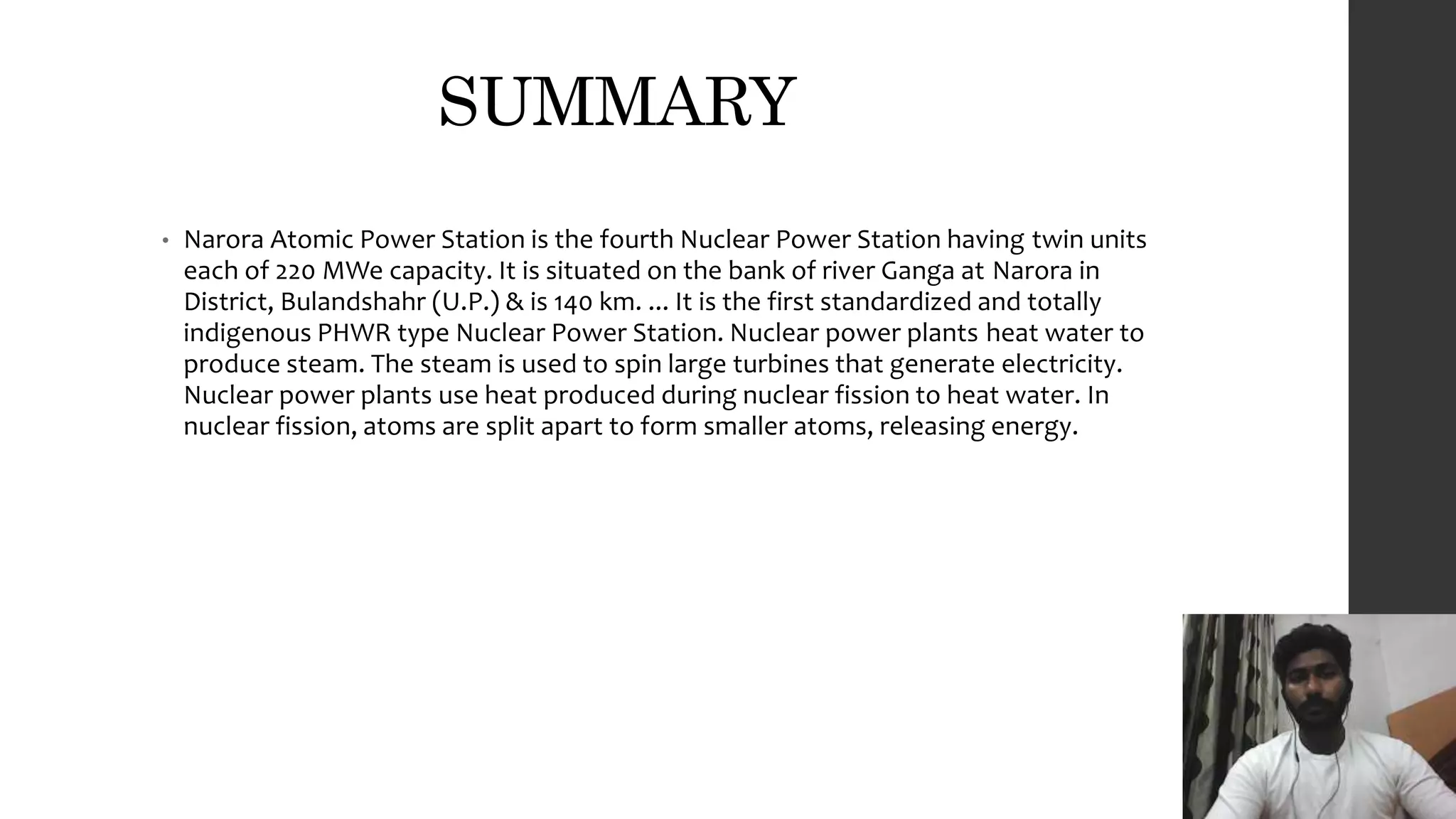 Narora Narora atomic power plant | PPTX