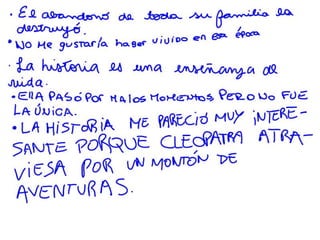 Narración de querida alejandría