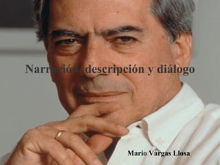 Narración, descripción y diálogo Mario Vargas Llosa 