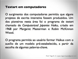 NARRATIVAS INTERATIVAS E LITERATURA