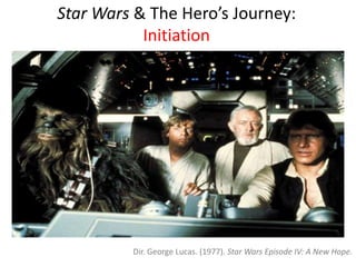 Star Wars & The Hero’s Journey:InitiationDir. George Lucas. (1977). Star Wars Episode IV: A New Hope.