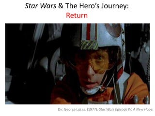 Star Wars & The Hero’s Journey:ReturnDir. George Lucas. (1977). Star Wars Episode IV: A New Hope.