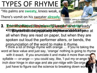 Transformative Rhyme Example Poetry | PPT