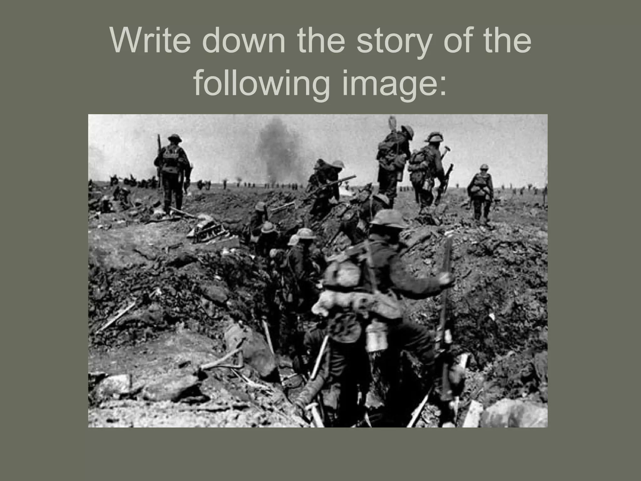 Write down the story of the following image: 