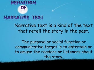 Narrative Text | PPTX | Books and Literature