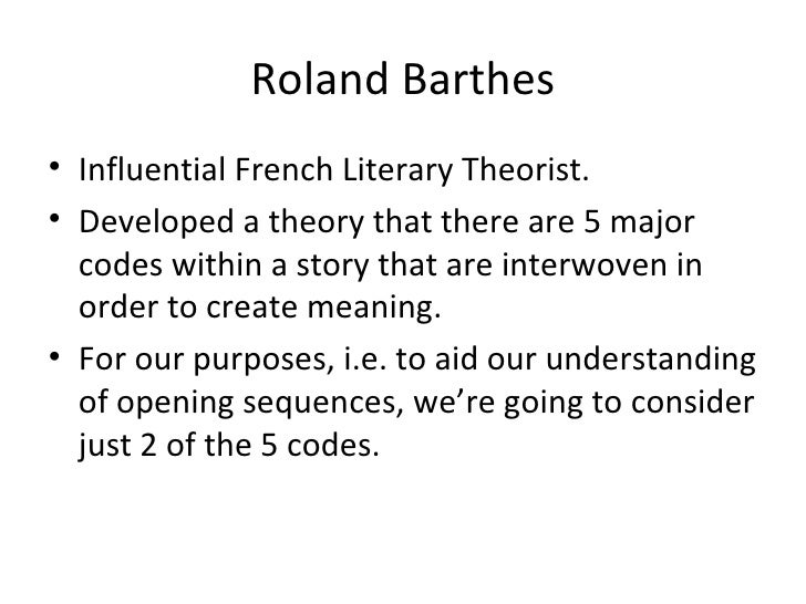 Hermeneutic code example picture