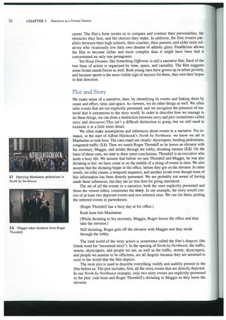 Narrative - Bordwell & Thompson