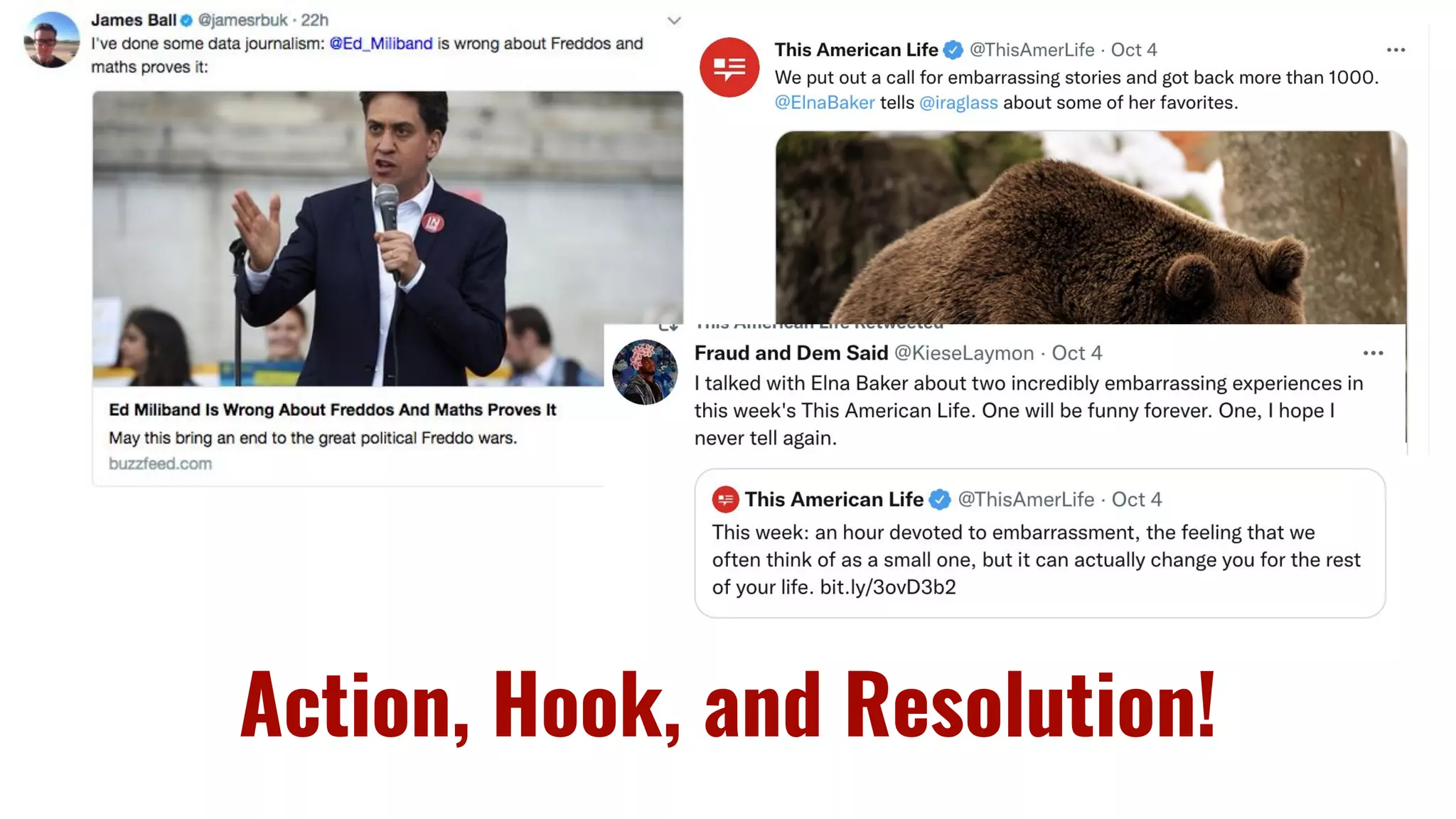 Action, Hook, and Resolution!
 