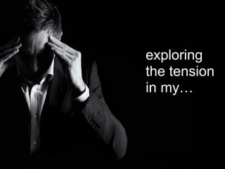 exploring
the tension
in my…
 