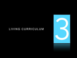 1 2 3L I V I N G C U R R I C U L U M
 