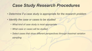 Narrative research and case study | PPTX