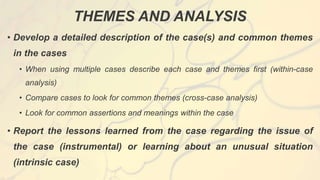Narrative research and case study | PPTX