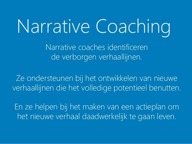 Narrative Coaching: Wat Is Jouw Verhaal?