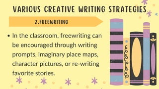 Narrative Creative Writing Skills English Presentation in Charcoal ...