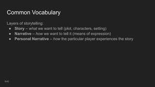 Narrative Design for Everyone | PDF