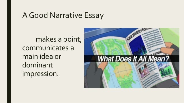 Dominant impression essay