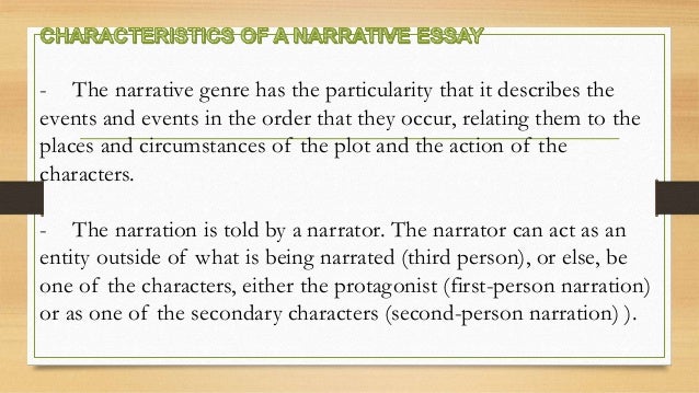What is narrative essay image